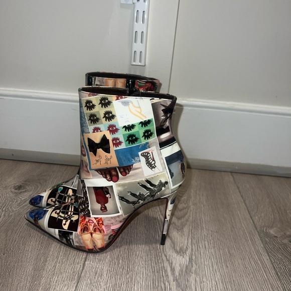 Christian Louboutin So Kate Collage Patent Booties - Picture 7 of 11
